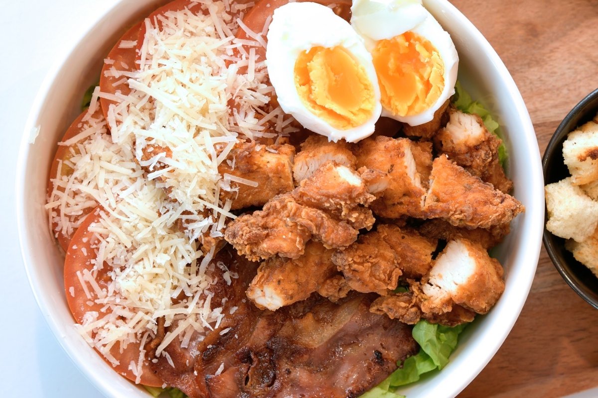 Crispy Čikn solata